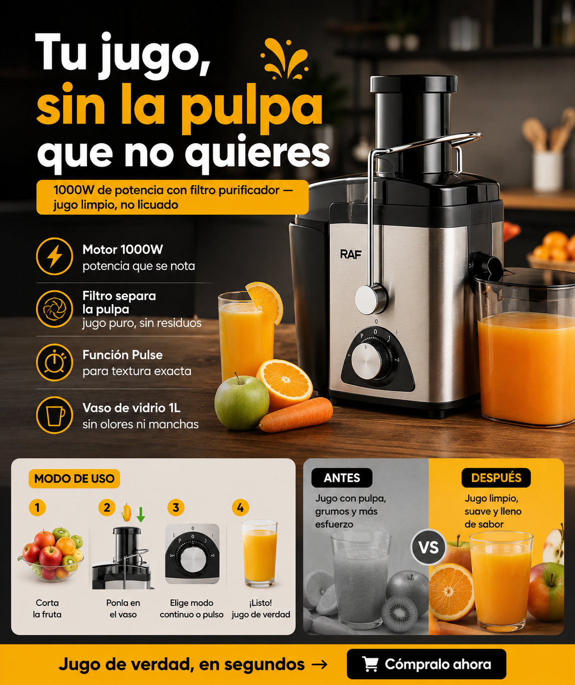 Juguera Extractora Para Fruta/verdura